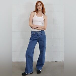 NWOT ÉTICA STANTON RELAXED WIDE LEG DENIM JEANS PANTS